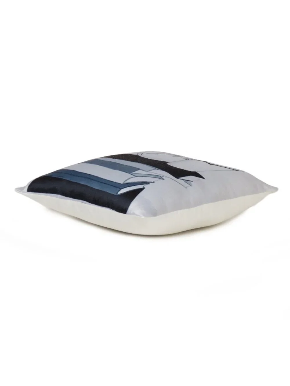 Oussum Modern Cushion Cover Books Printed Cotton Sofa Cushion Cover Set of 2